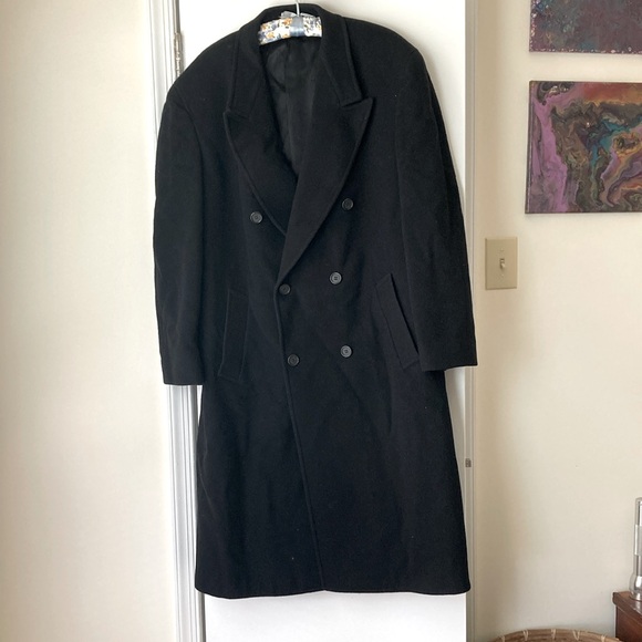 Pierre Cardin men’s long wool dress coat